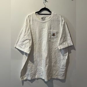 White Carhartt shirt